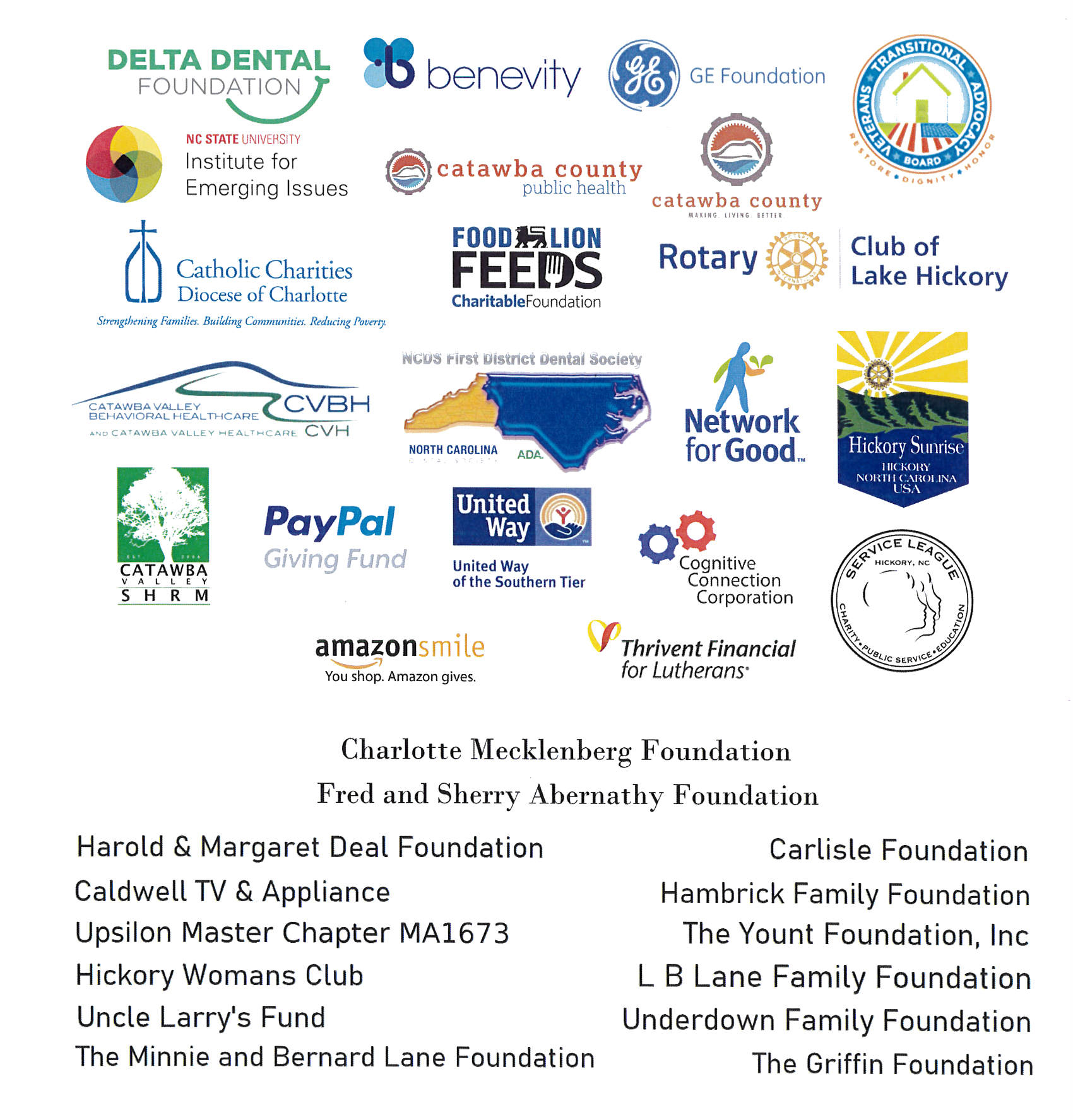 Our Grant and Foundation Partners
